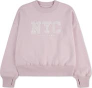 abercrombie kids Kids' NYC Gingham Sweatshirt