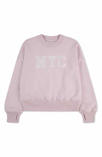 Kids' NYC Gingham Sweatshirt