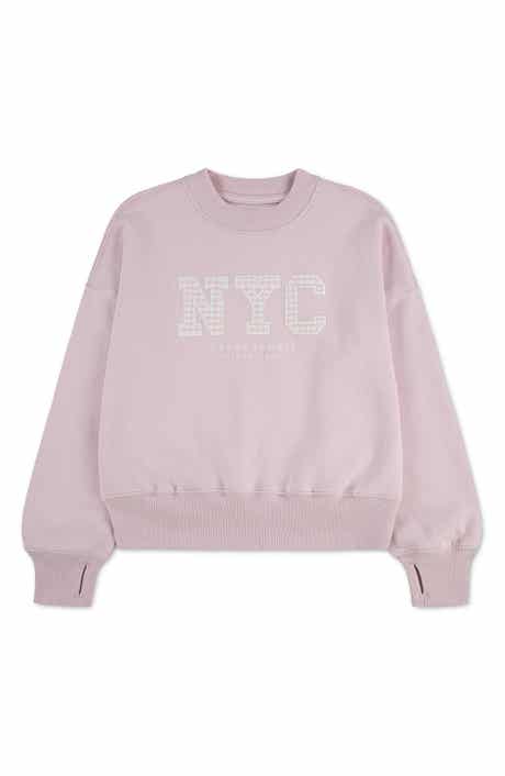 Kids' NYC Gingham Sweatshirt