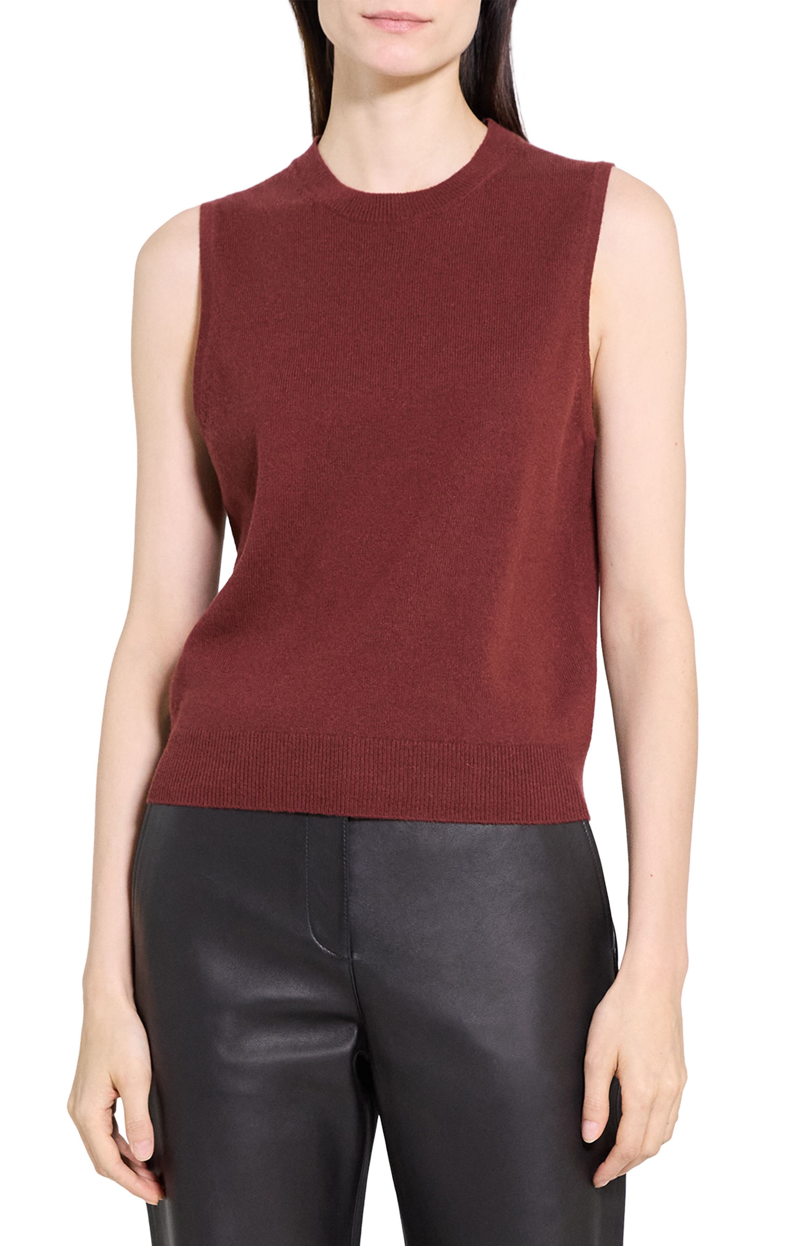 Theory Cashmere Sleeveless Sweater