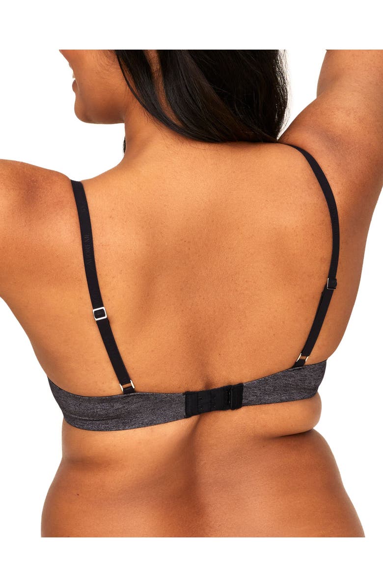 Adore Me Analize Push Up Plunge Bra, Alternate, color, Black