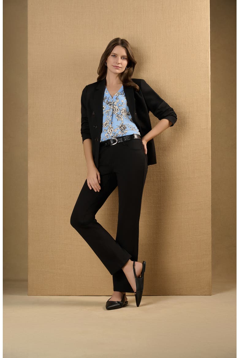 Faux Double Breasted Jacket, Alternate, color, JONES BLACK