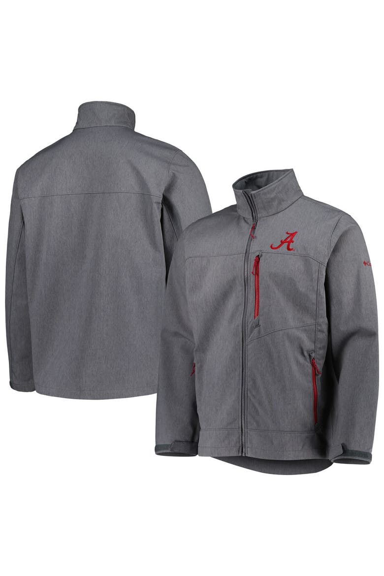 Men's Columbia Gray Alabama Crimson Tide Ascender II Full-Zip Jacket, Main, color, Gray