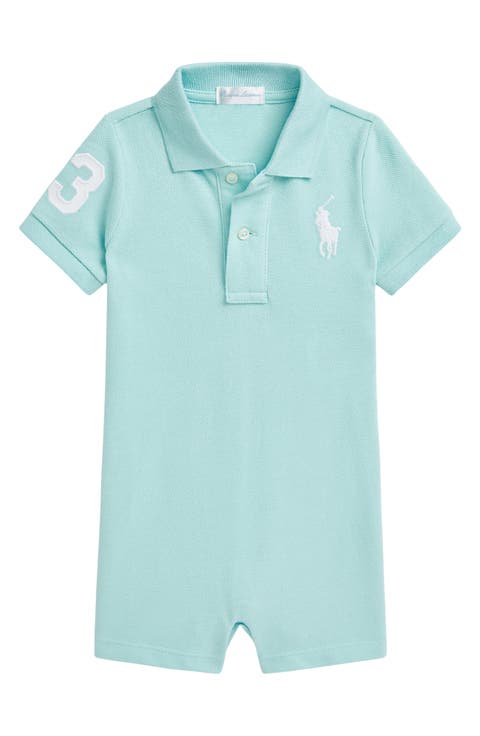 Mesh Polo Romper (Baby)