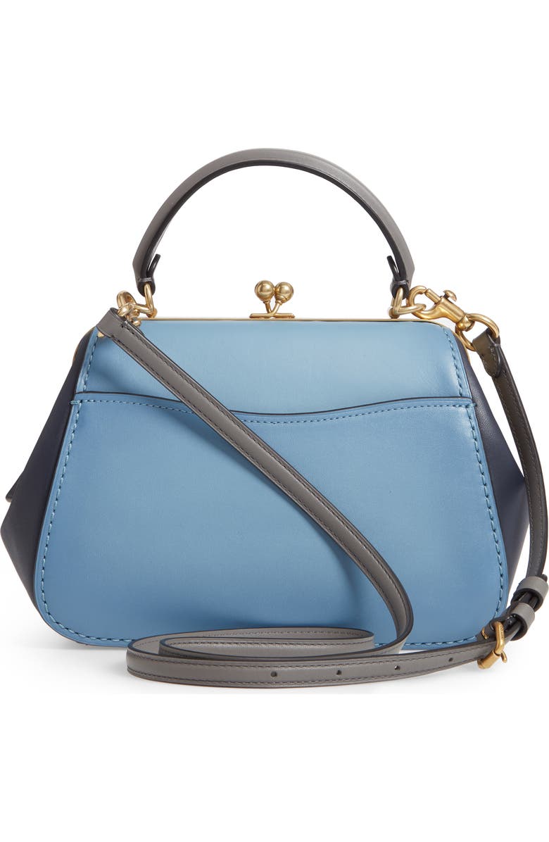 COACH Frame 23 Colorblock Leather Shoulder Bag, Alternate, color,