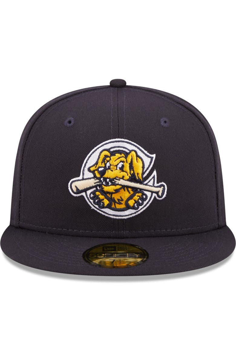 New Era Men's New Era Navy Charleston RiverDogs Authentic Collection 59FIFTY Fitted Hat, Alternate, color, 