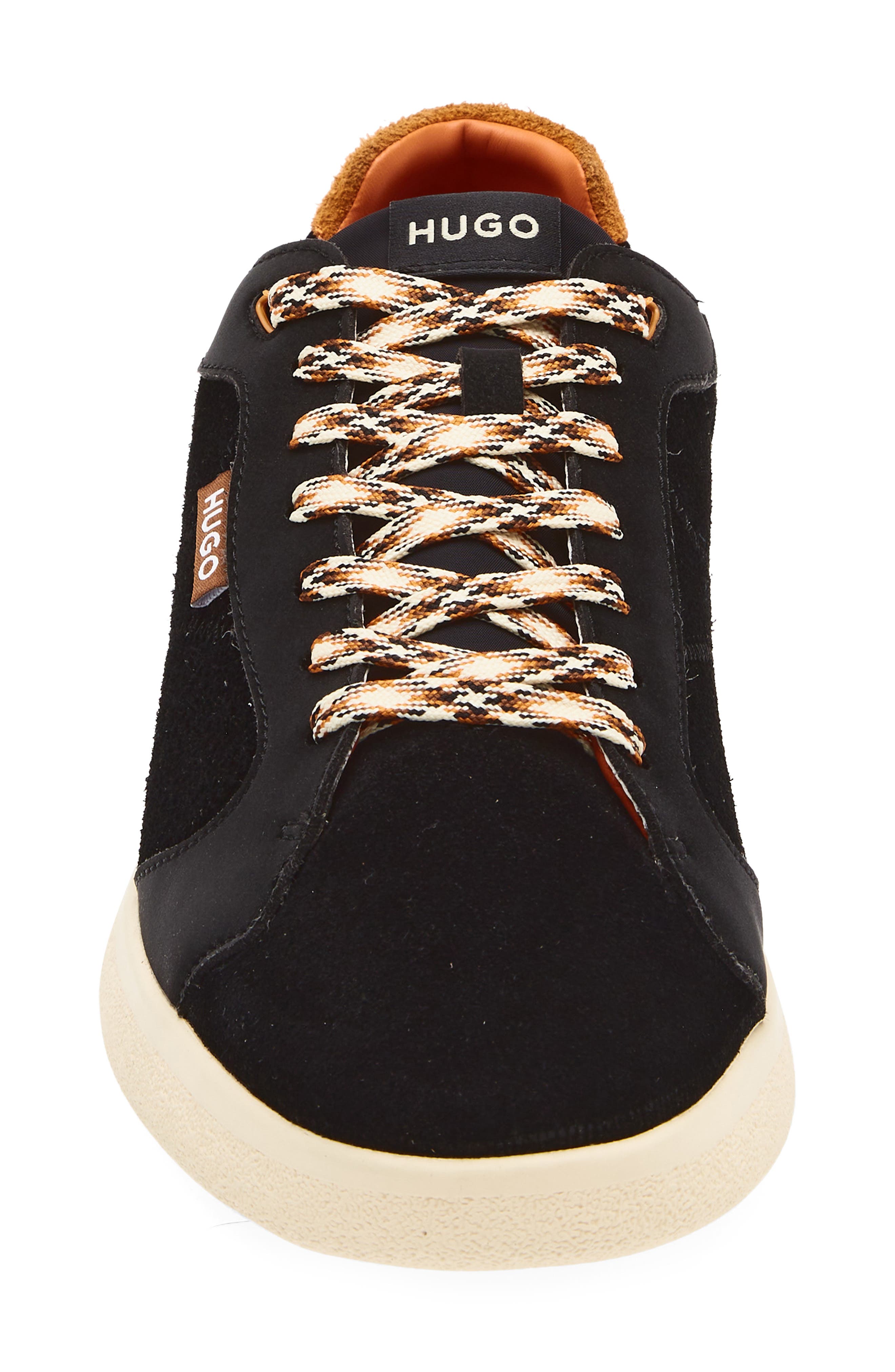 BOSS Riven Tennis Sneaker, Alternate, color, Black