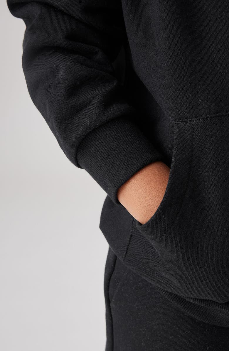 smALLSAINTS by ALLSAINTS Kids' Underground Graphic Cotton Hoodie, Alternate, color, Black