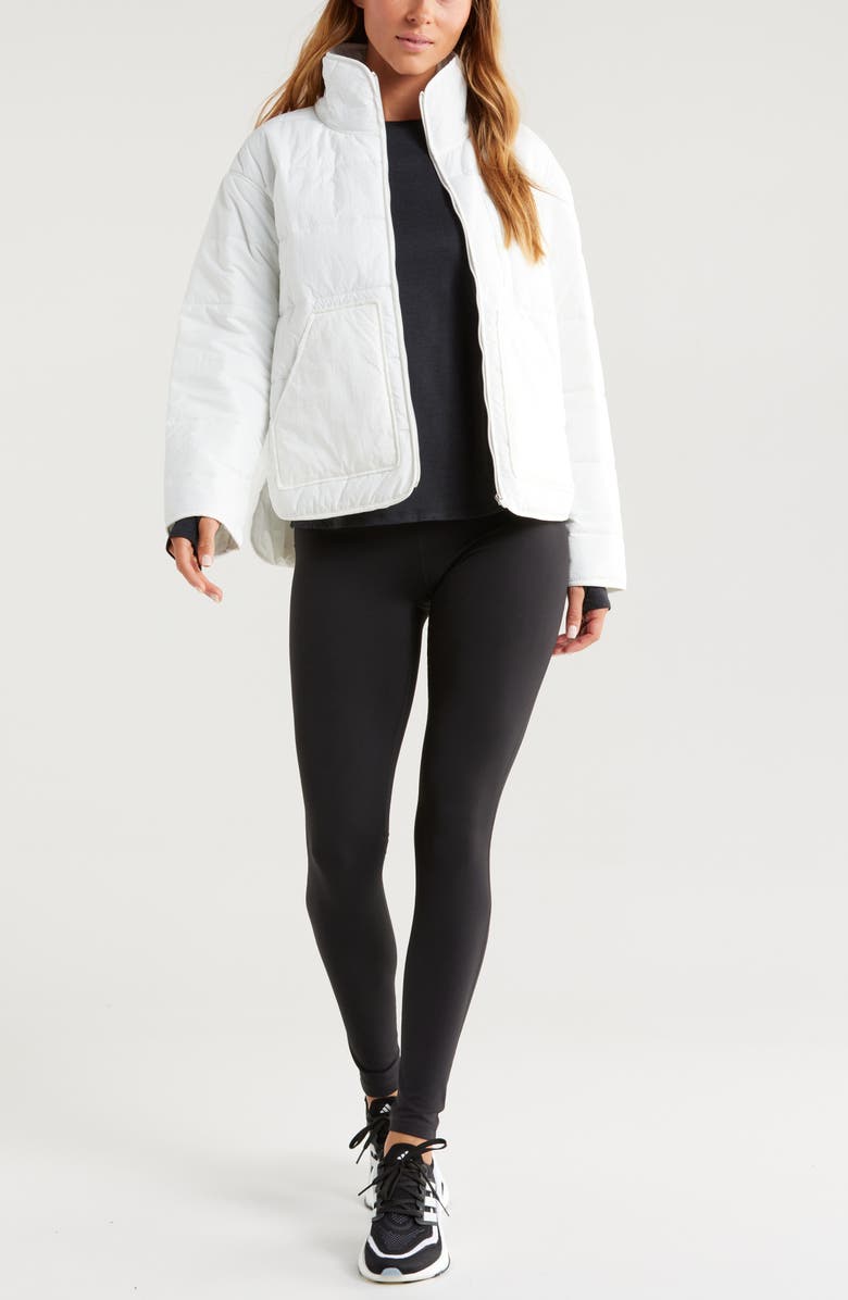 Zella Liana Restore Soft Lite Long Sleeve T-Shirt, Alternate, color, Black