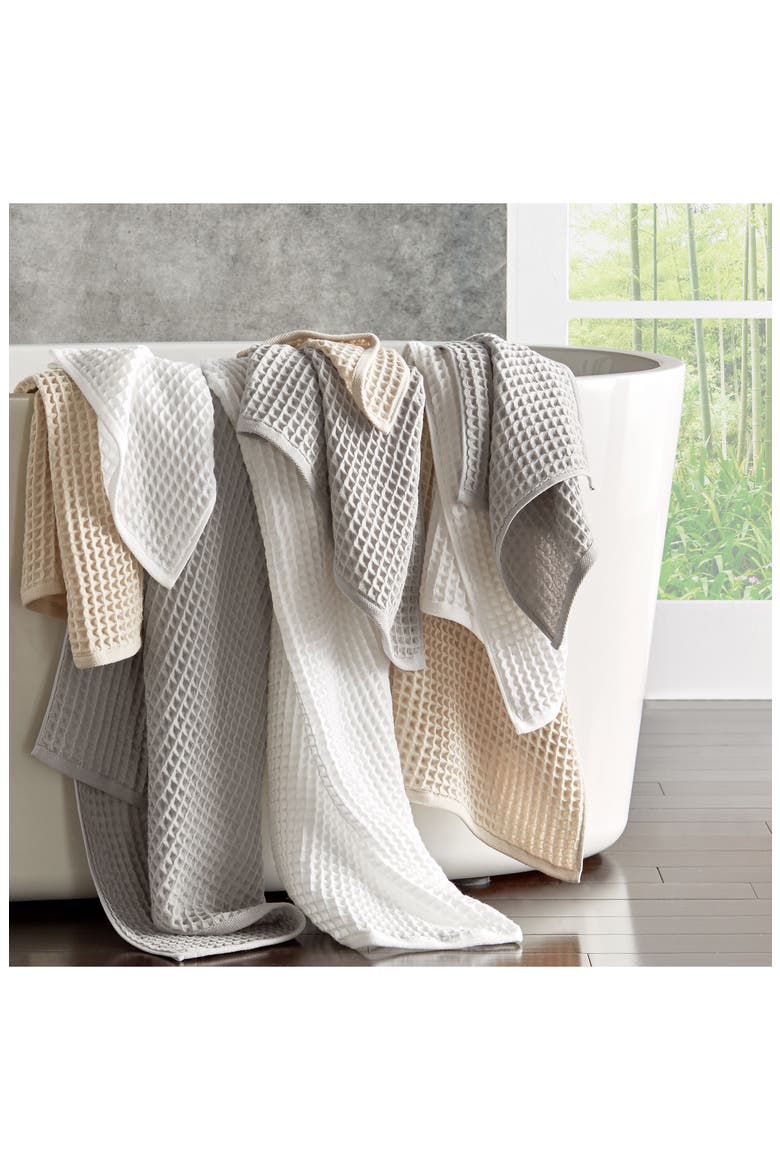 Air Waffle Washcloth, Alternate, color, GREY