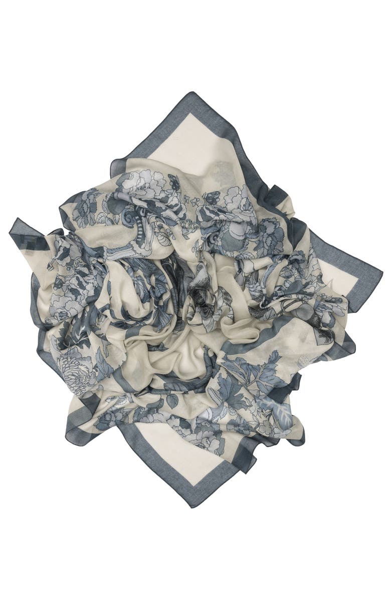 Elizabetta Aurora - Modal Cashmere Scarf Shawl for Women, Alternate, color, Dusty Blue