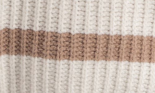 Kut From The Kloth Iona Stripe Crewneck Sweater In Brown