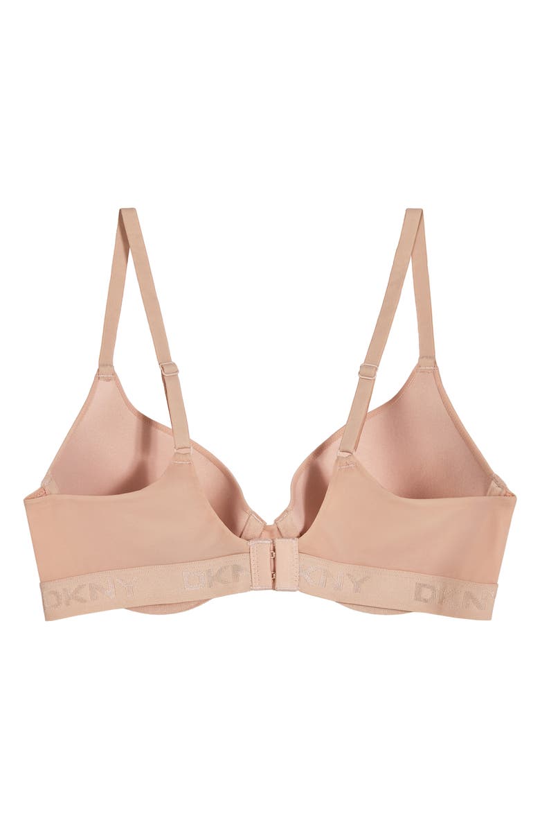 DKNY 2-Pack Micro Logo Band Lift Bras, Alternate, color, Sand/ Fresh