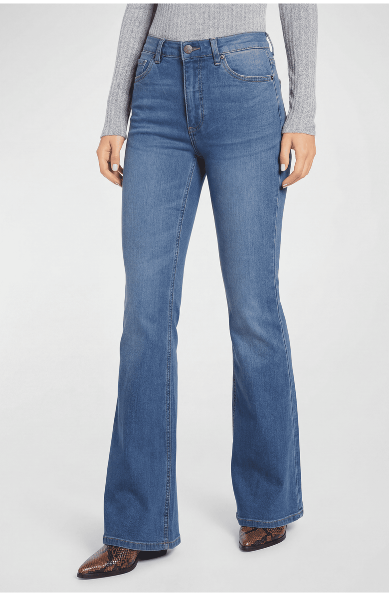 Solomon & Sage S&G Denim Boot Cut Leg Jeans, Alternate, color, Blue Wash