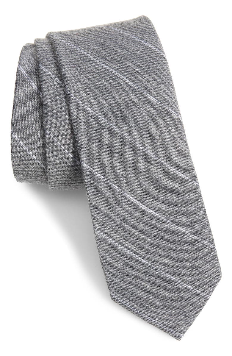 1901 Preston Stripe Silk Blend Tie, Main, color, 