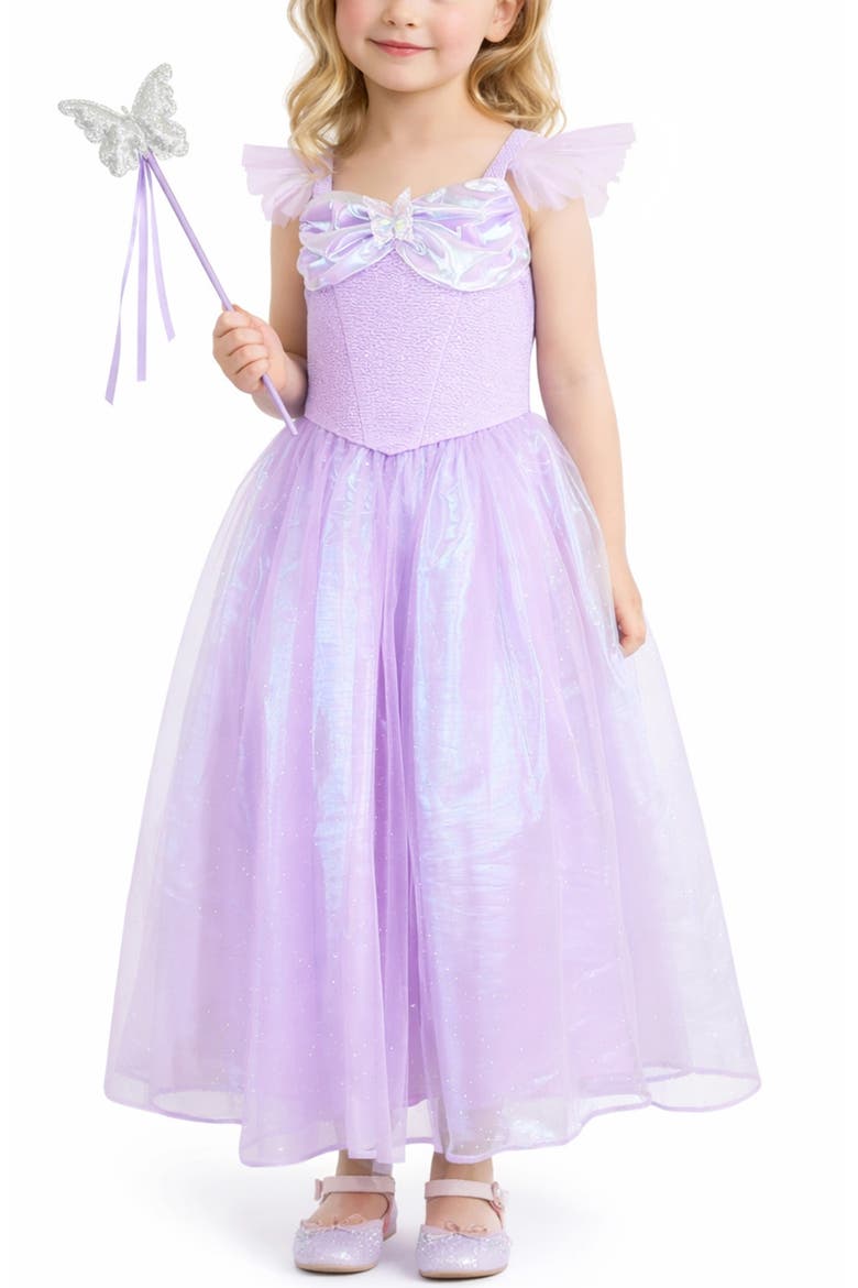 Kids' Princess Dress & Wand Set, Alternate, color, LILAC