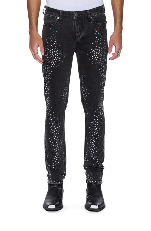 Ksubi Van Winkle Renaissance Studded Skinny Jeans In Black