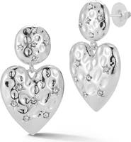 SPHERA MILANO Heart Drop Earrings