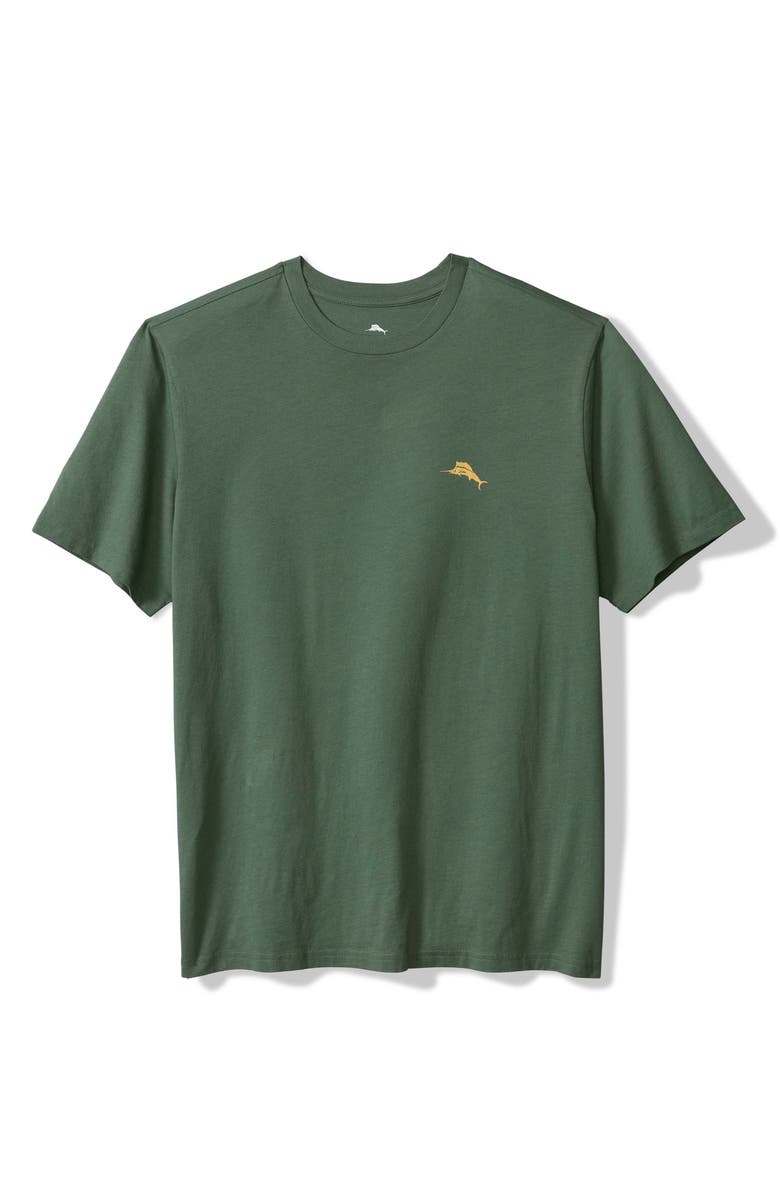 Tommy Bahama Marlin's Trace Graphic T-Shirt, Main, color, Dark Jade