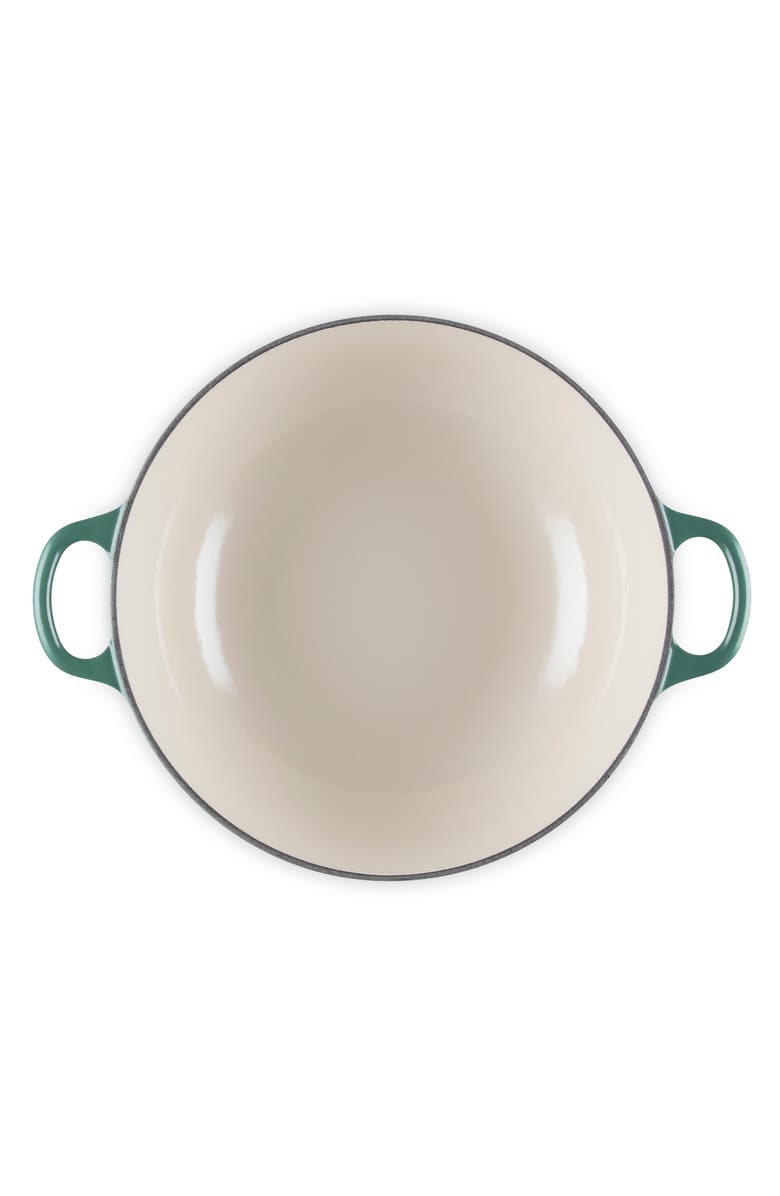 Le Creuset Holly Collection Traditional 4.5-Quart Enamel Cast Iron Dutch Oven with Lid, Alternate, color, Artichaut