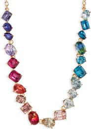 Nordstrom Mixed Cut Crystal Collar Necklace