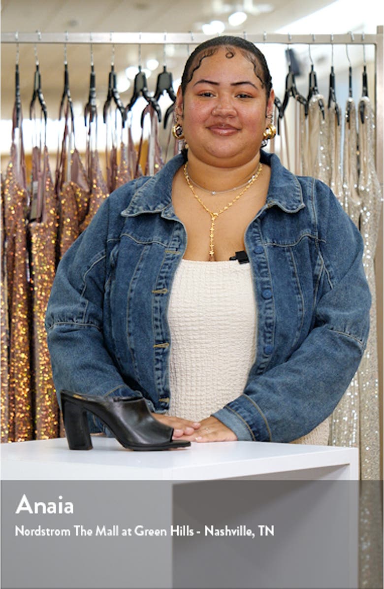 Brianda Open Toe Mule, sales video thumbnail