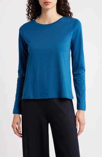 Eileen Fisher Organic Cotton Long Sleeve T-Shirt