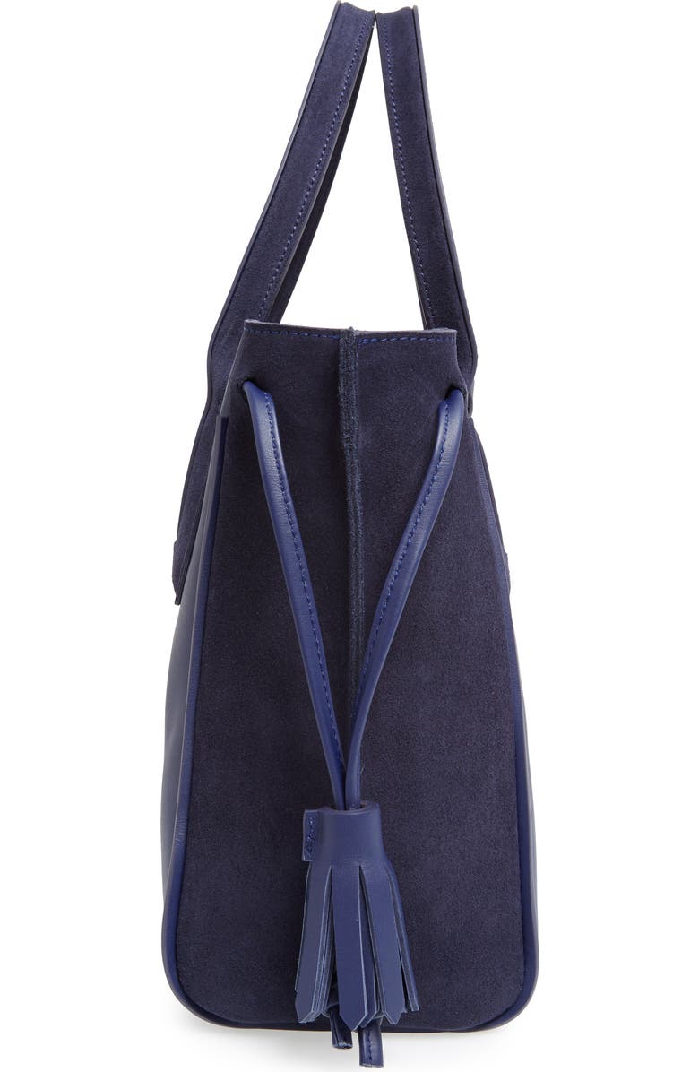 Longchamp 'Small Penelope Fantasie' Leather Tote, Alternate, color, Blue