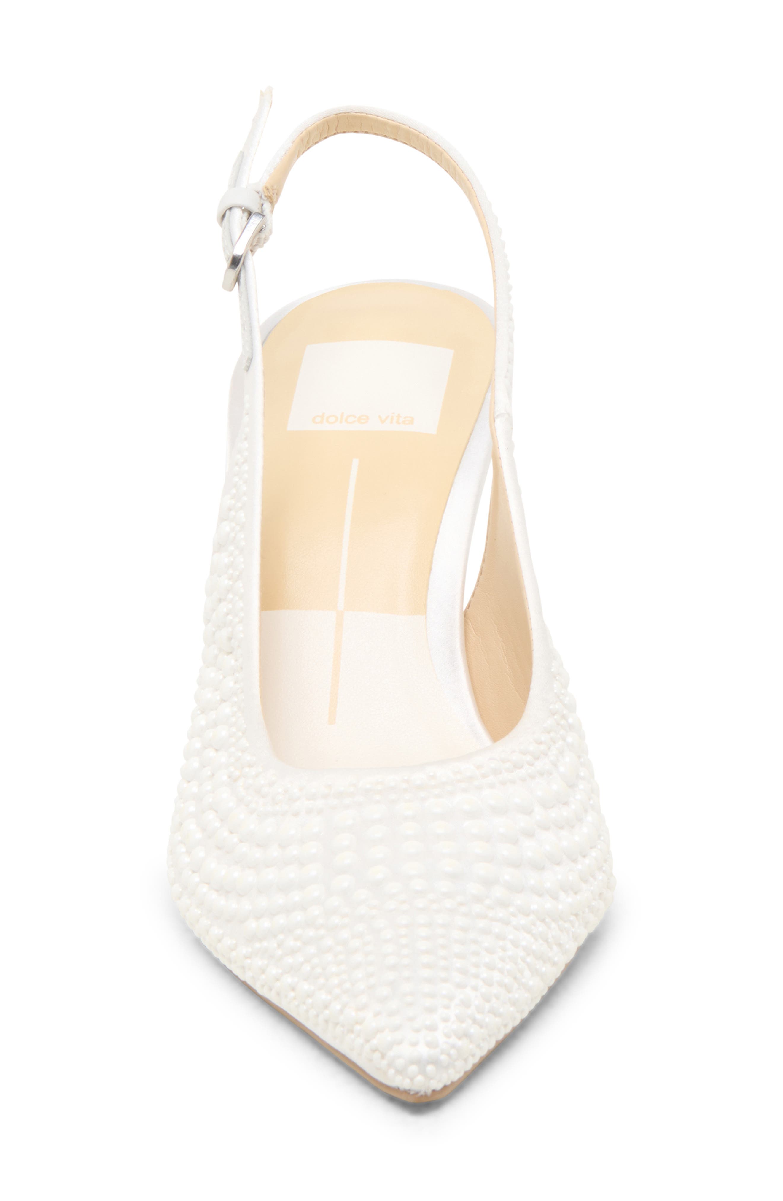 Dolce Vita Elasi Pearl Pointed Toe Slingback Pump, Alternate, color, 