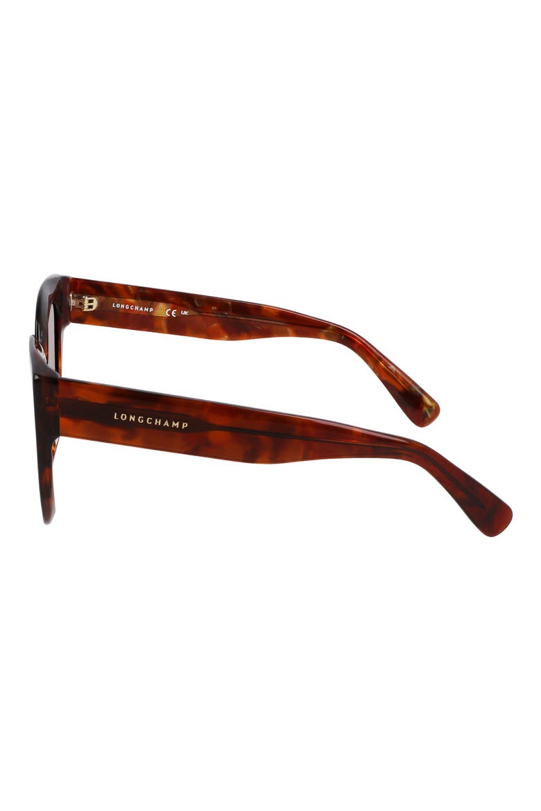Heritage 49mm Small Round Sunglasses, Alternate, color, TEXTURED BROWN