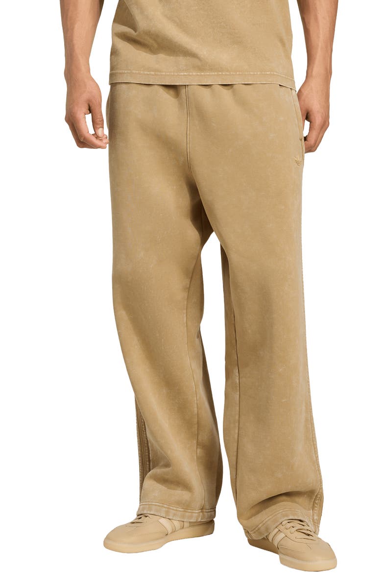 adidas Washed Cotton Blend Sweatpants, Main, color, Cardboard