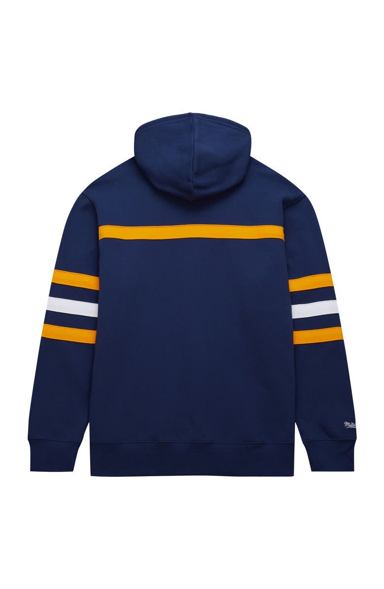 Mitchell & Ness Men's Mitchell & Ness Navy Nashville Predators Head Coach Pullover Hoodie, Alternate, color, Navy