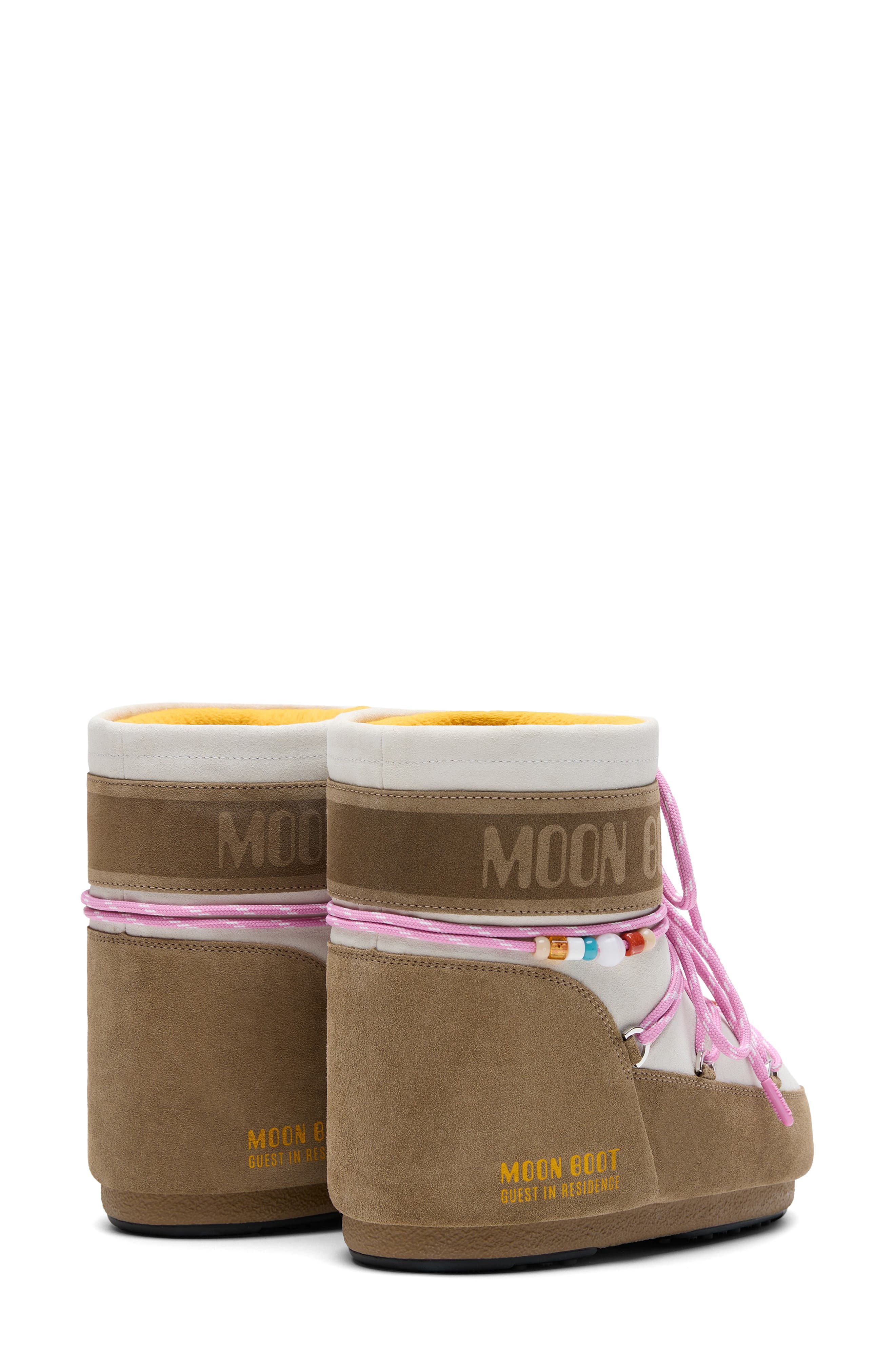 Moon Boot<sup>®</sup> x Guest In Residence Icon Low Boot, Alternate, color, Honey/ White Sand