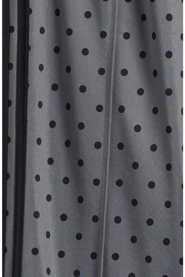 Kids' Polka Dot Mid Rise Wide Leg Pants, Alternate, color, CARBON