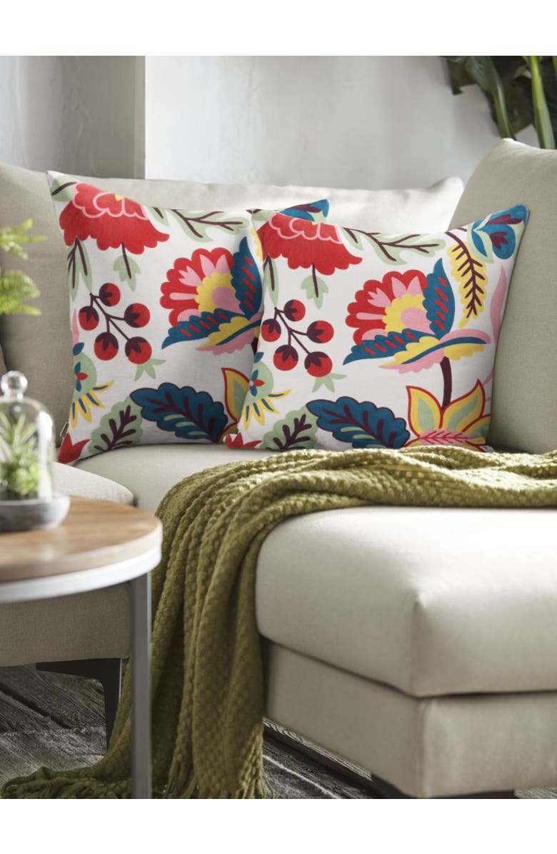 GAURI KOHLI Zagreb Throw Pillow Cover, Alternate, color, Multicolored