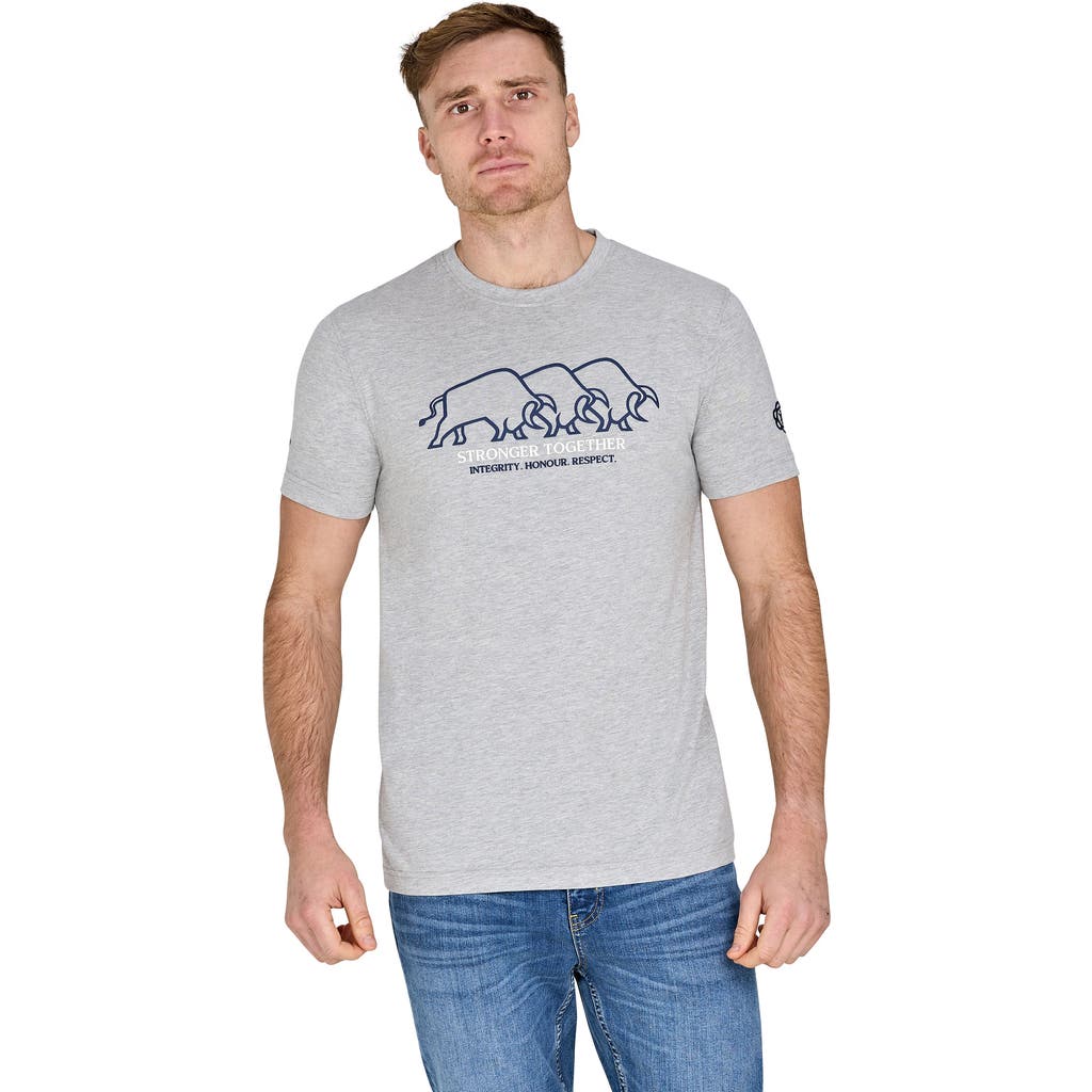 Raging Bull Yfc Bull Herd High Build T-shirt In Gray
