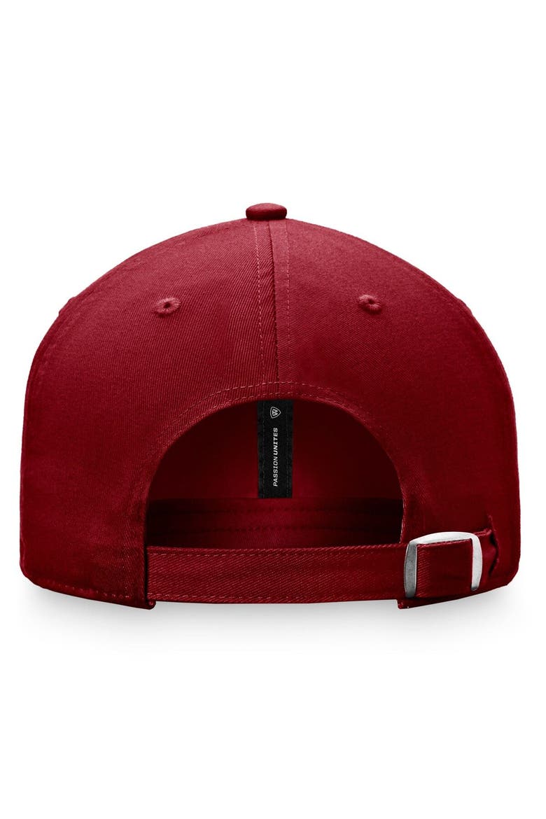 Men's Top of the World Red Temple Owls Slice Adjustable Hat, Alternate, color, Red