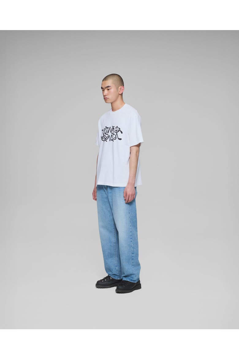 Double Scribble Tee, Alternate, color, White