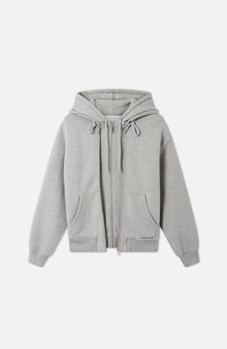 Axel Arigato Trey Mélange Hoodie, Main, color, Grey Melange