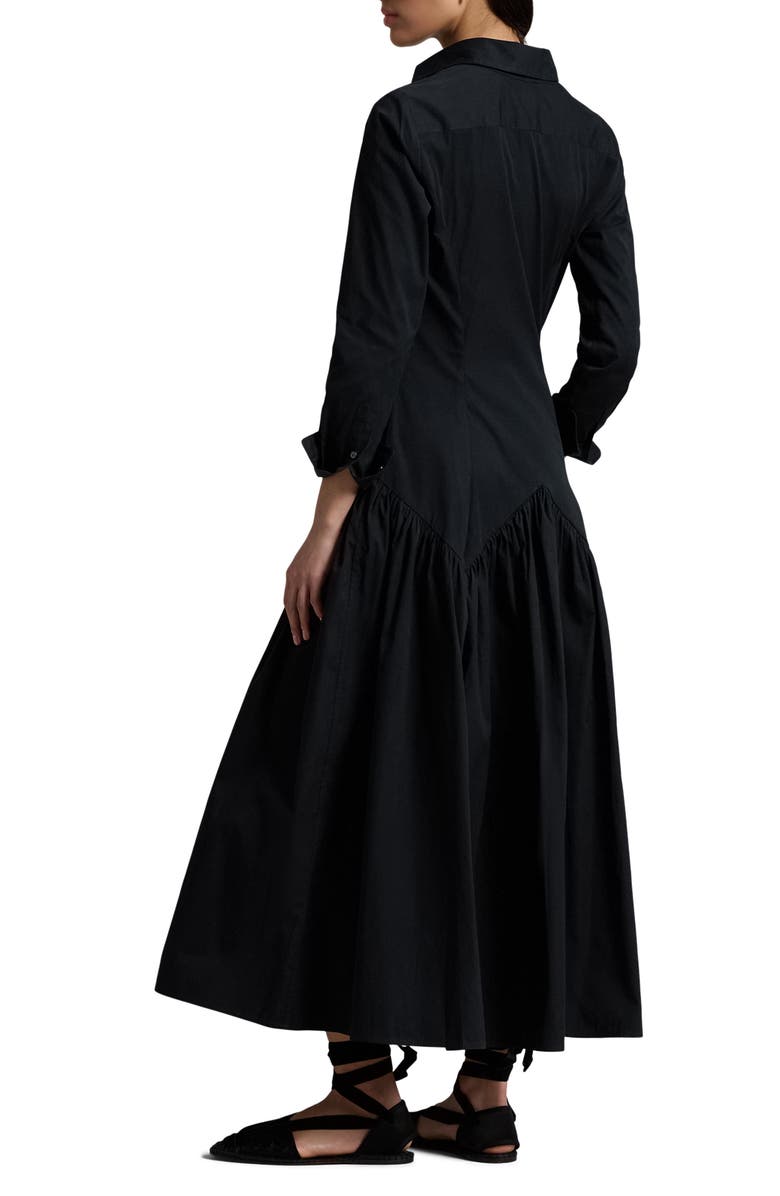 Polo Ralph Lauren Long Sleeve Cotton Blend Shirtdress, Alternate, color, 