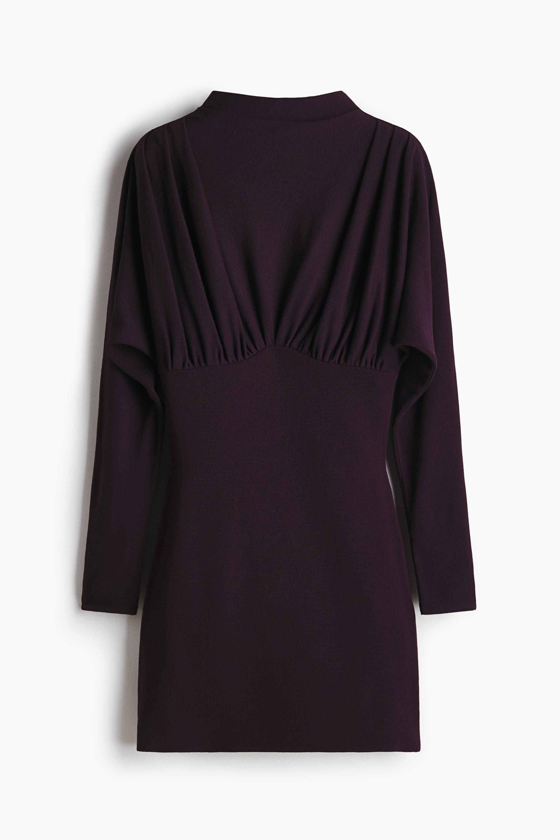 Gathered Turtleneck Dress - image 3