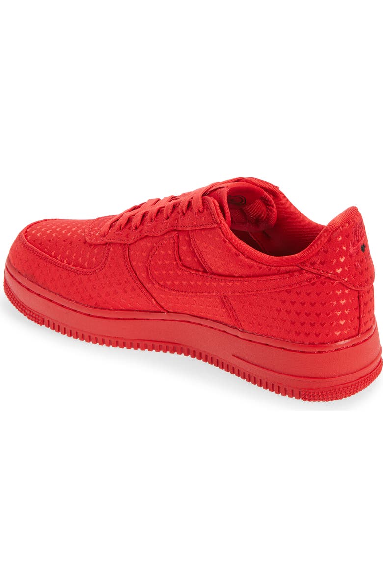 Nike Air Force 1 Retro Basketball Sneaker, Alternate, color, University Red/ Red/ Black