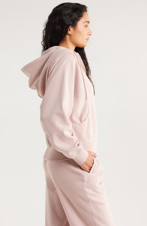 Zella Ultracozy Cloud Fleece Full Zip Hoodie In Pink