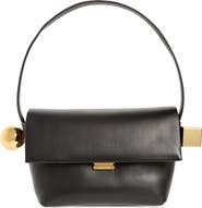 Jacquemus Le Rond Carré Leather Shoulder Bag