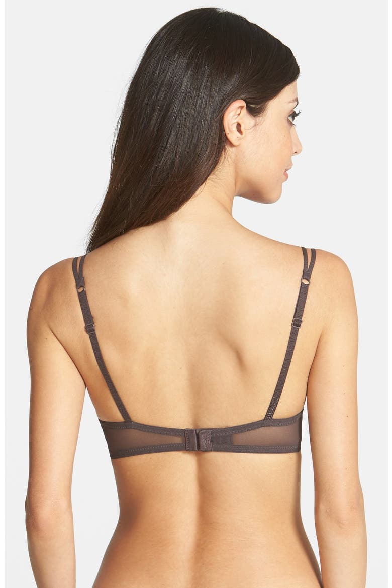 'Signature Lace' Underwire T-Shirt Bra, Alternate, color, REVOLVER