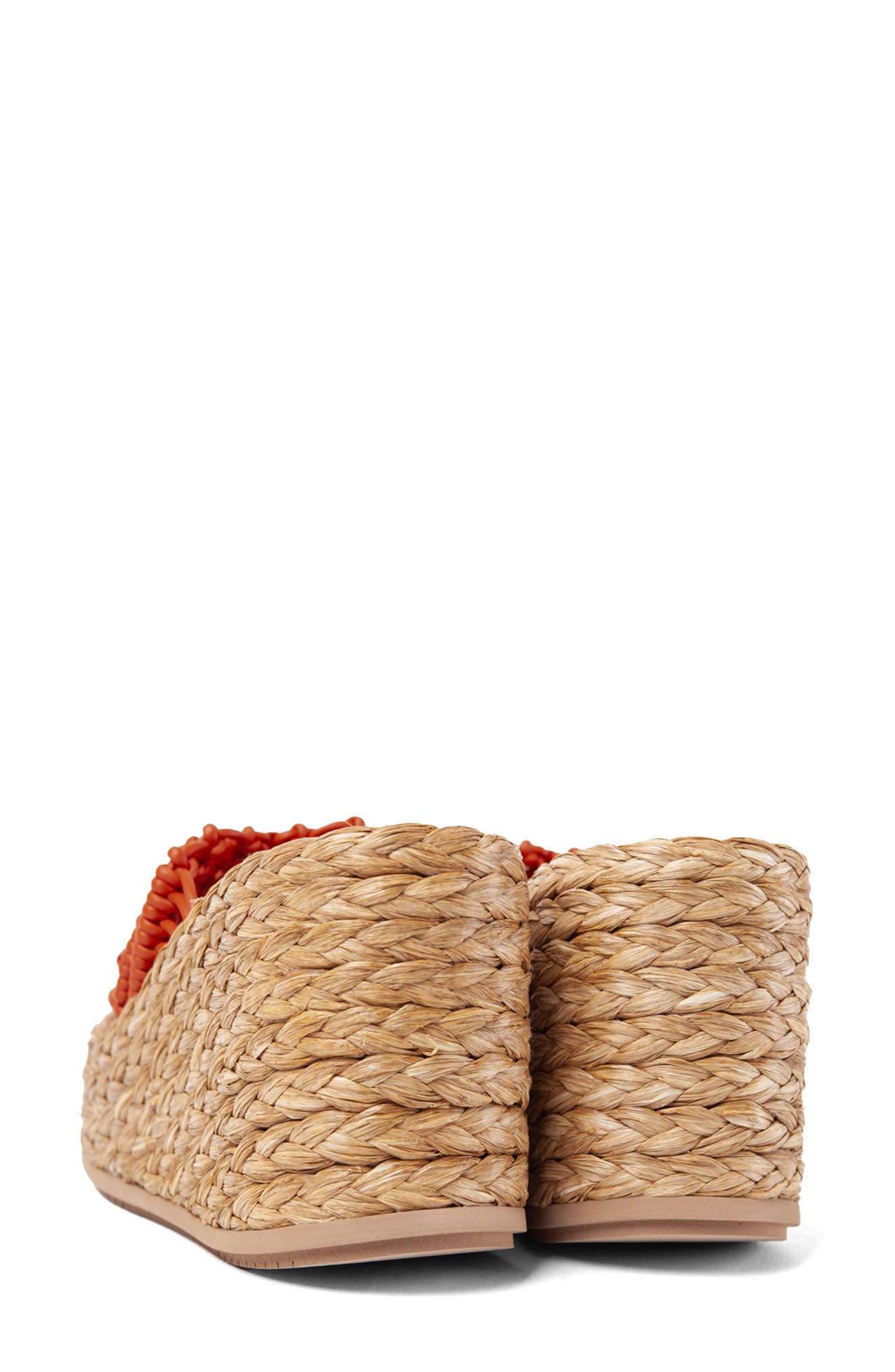 Paloma Barcelo Moira Raffia Wedge Sandal, Alternate, color, 