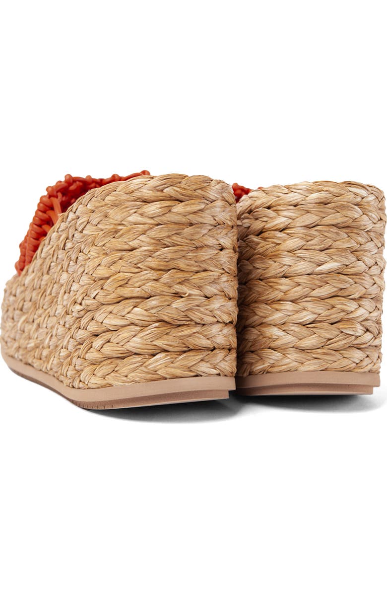 Paloma Barcelo Moira Raffia Wedge Sandal, Alternate, color,