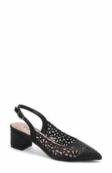 LADY COUTURE Donn Embellished Slingback Pump