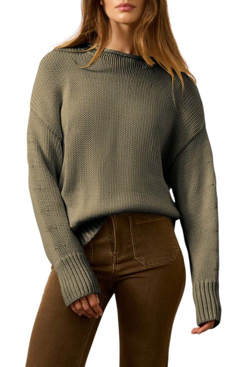 Sunwashed Roll Neck Sweater