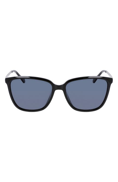57mm Polarized Square Sunglasses